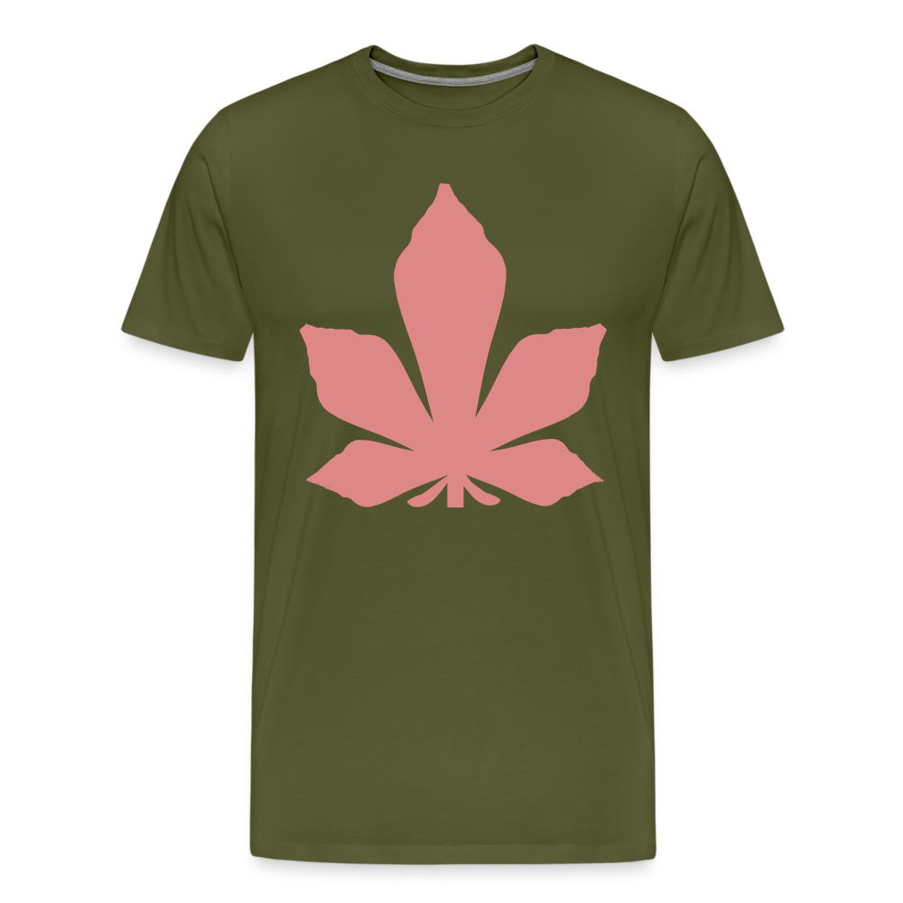 Juanawear_Pink_Leaf_Army_T - olive green