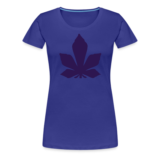 Juanawear_DK_Purple_Leaf_T - royal blue