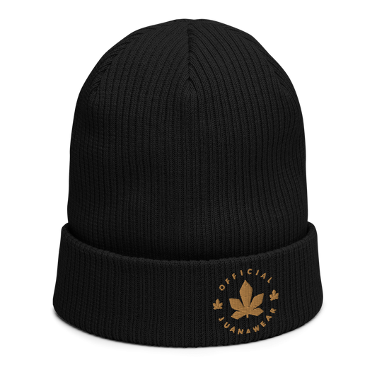 Official Organic ribbed beanie